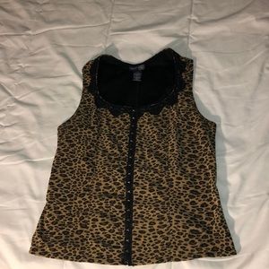 Leopard corset
